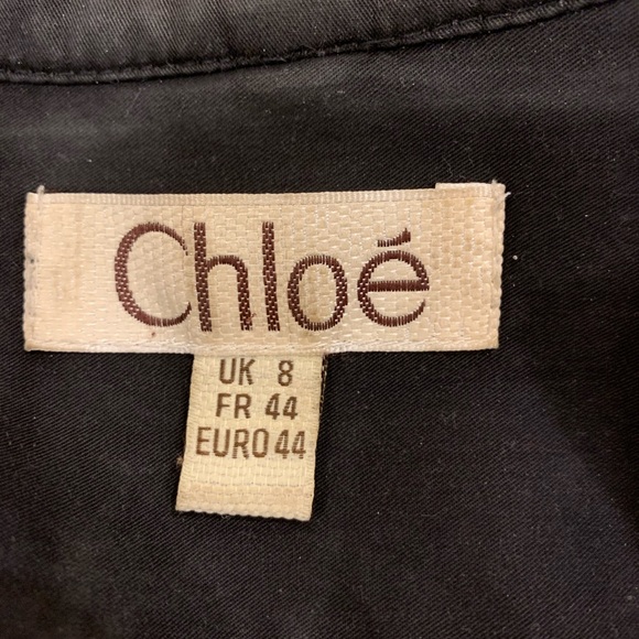 Chloé soft and broken in black trench coat - Picture 2 of 8